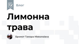 Лимонна трава