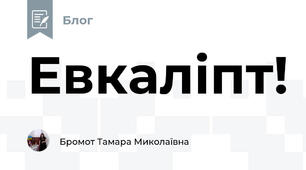Евкаліпт!