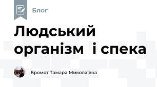 Людський організм  і спека