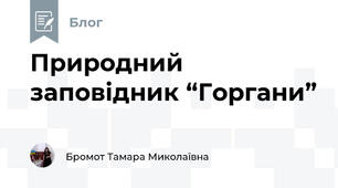 Природний заповідник “Горгани” 