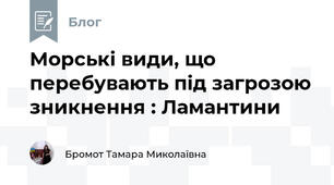Морські види, що перебувають під загрозою зникнення : Ламантини