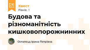 Будова та різноманітність кишковопорожнинних