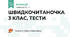 ШВИДКОЧИТАНОЧКА 3 КЛАС, ТЕСТИ