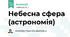 Небесна сфера (астрономія)