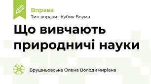 Що вивчають природничі науки