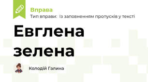 Евглена зелена