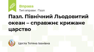 Пазл. Північний Льодовитий океан – справжнє крижане царство
