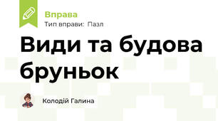 Види та будова бруньок