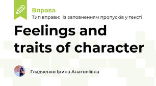 Feelings and traits of character