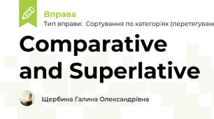 Comparative and Superlative