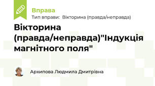 Вікторина (правда/неправда)"Індукція магнітного поля"