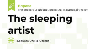 The sleeping artist