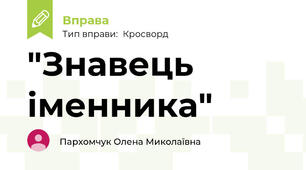 "Знавець іменника"