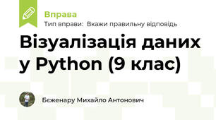 Візуалізація даних у Python (9 клас)