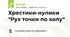 Хрестики-нулики "Рух точки по колу"