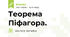 Теорема Піфагора.