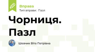 Чорниця. Пазл
